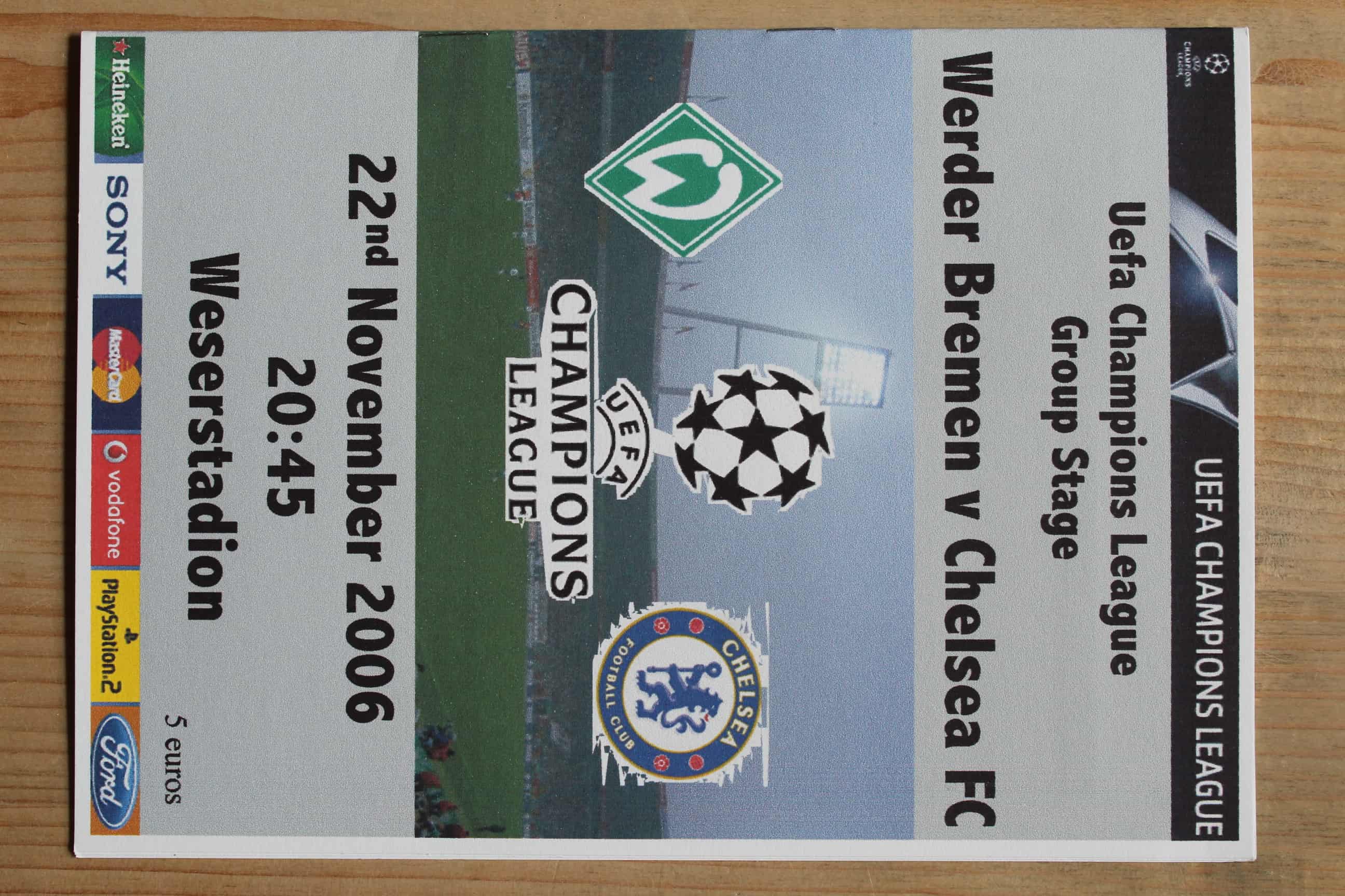 Werder Bremen v Chelsea FC